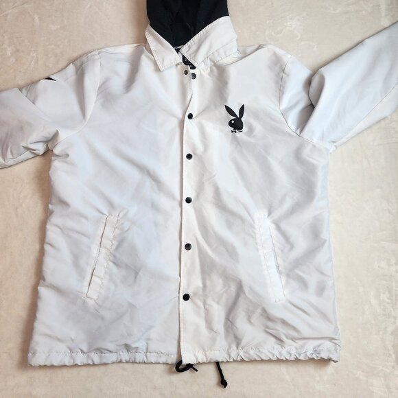 Playboy Large Logo Windbreaker Jacket Mens XL - Picture 5 of 10